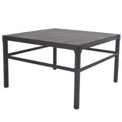 Metallic Black Modular Table Creighton Collection, Black