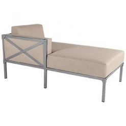 Creighton Collection Chaise Lounge Chair, Beige
