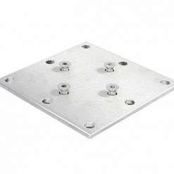 Stainless Steel Concrete Pad Mount, Silver