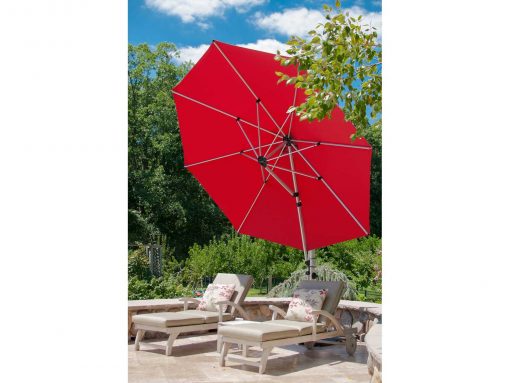 Aurora Octagon Cantilever, Commercial grade - Red