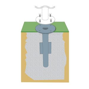 Jardinico In-Ground Mount Kit (JCB-MKG25)
