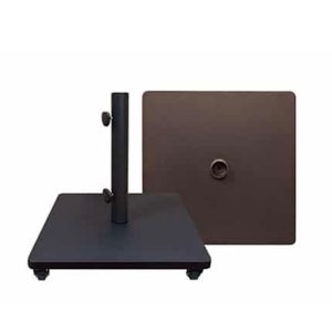 Shademaker 20″ Sq Steel Base w/ Casters (BSK1200)